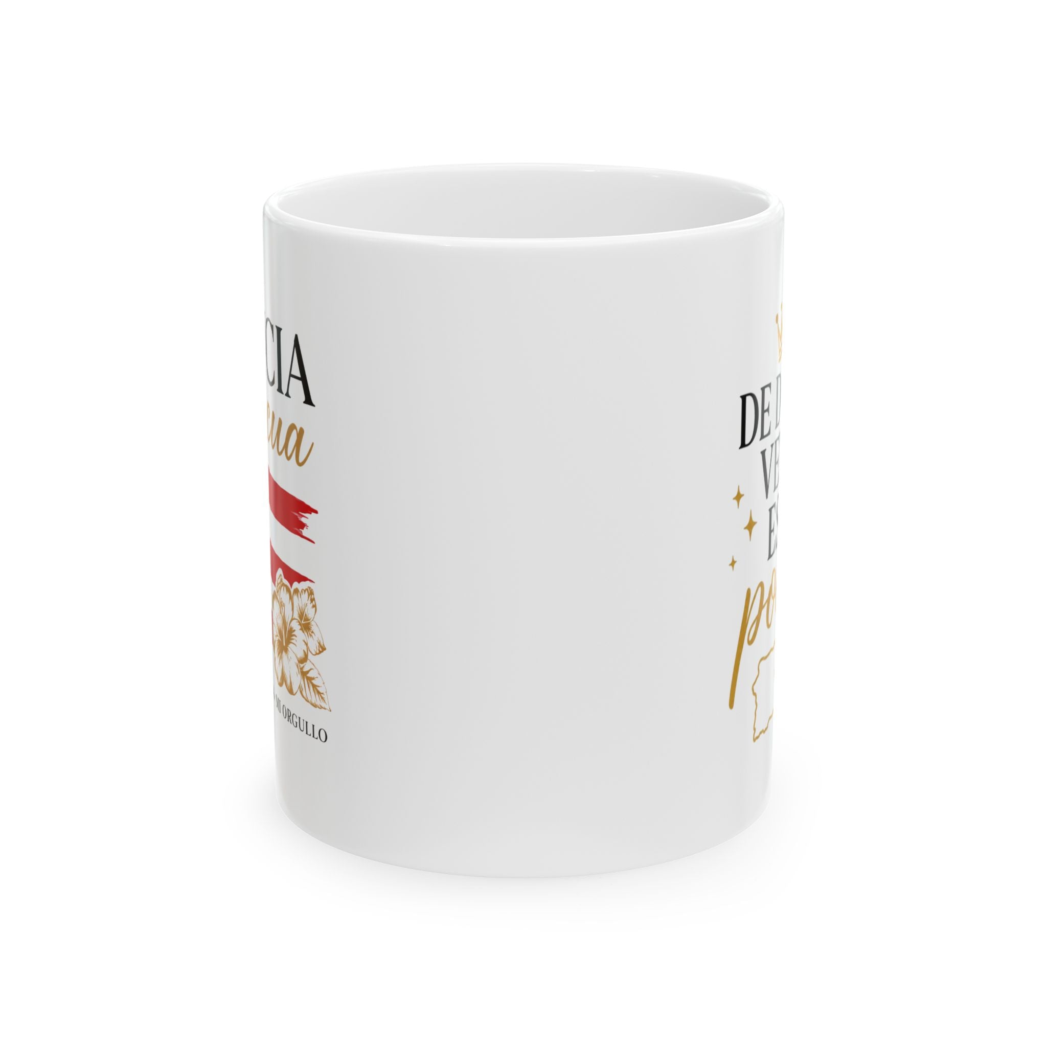 Taza Esencia Boricua | Mug de Cerámica 11 oz | Regalo para Boricuas | Puerto Rico