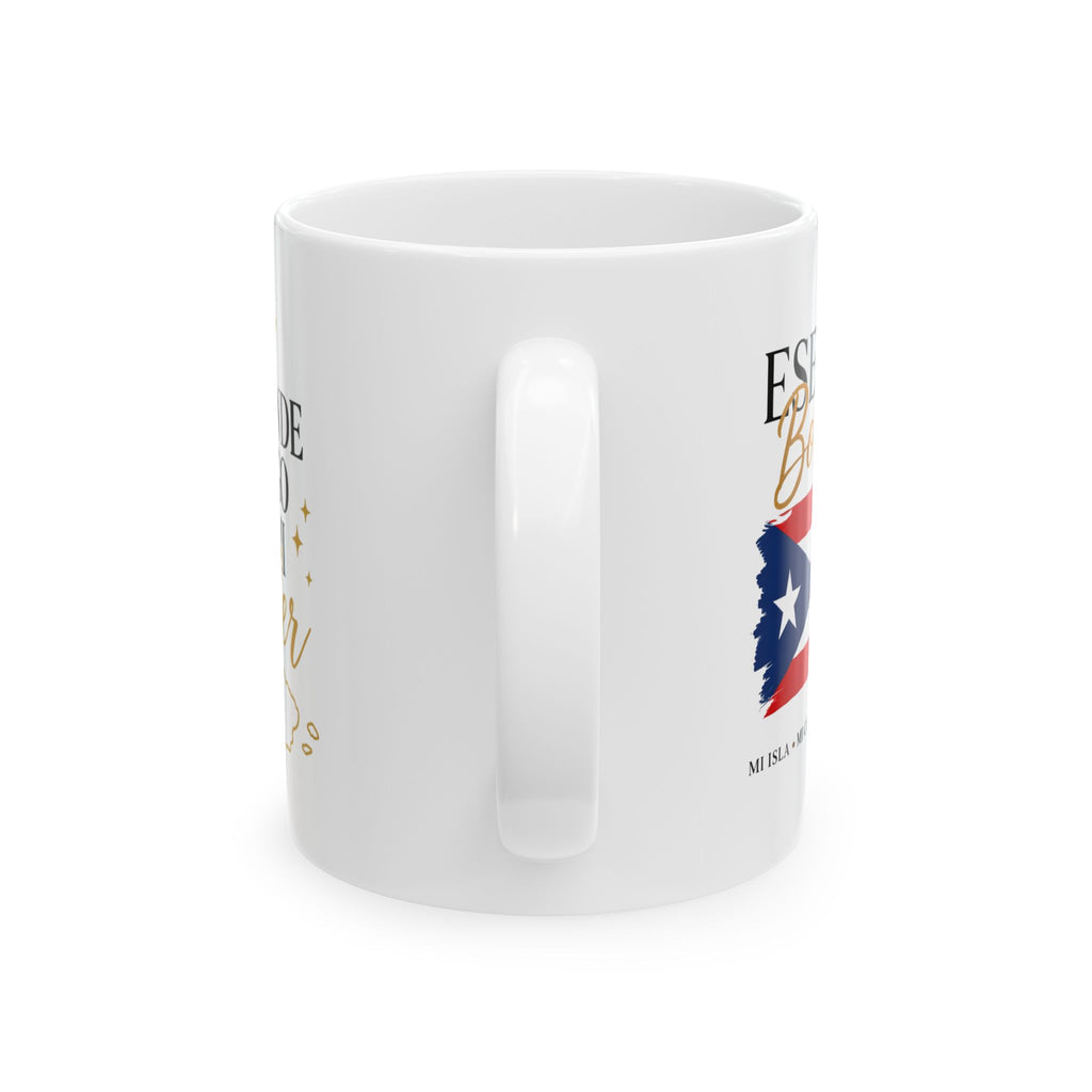 Taza Esencia Boricua | Mug de Cerámica 11 oz | Regalo para Boricuas | Puerto Rico