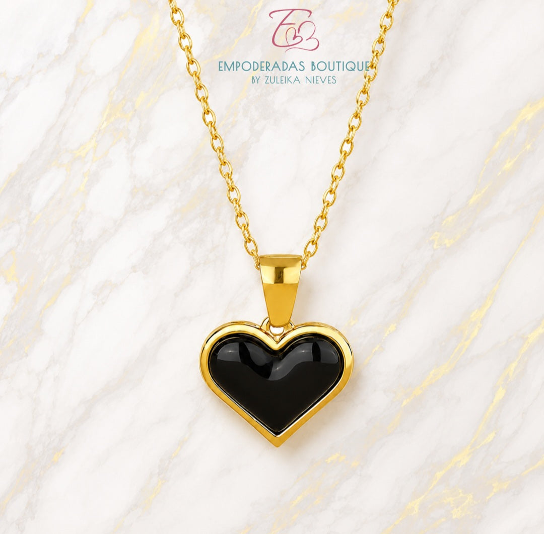 Collar Corazón de Medianoche