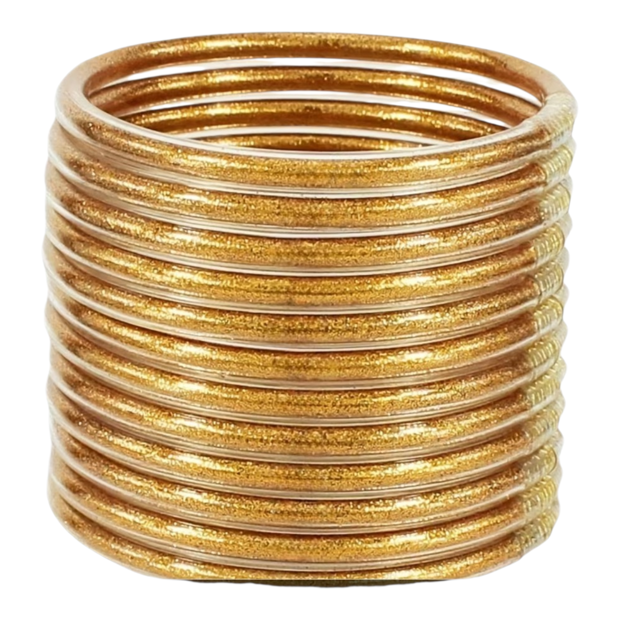 Brazaletes Dorados Brillo Eterno