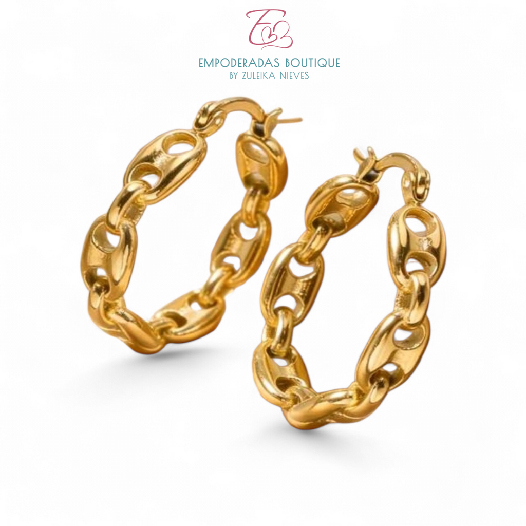 Aros Imperio Dorado