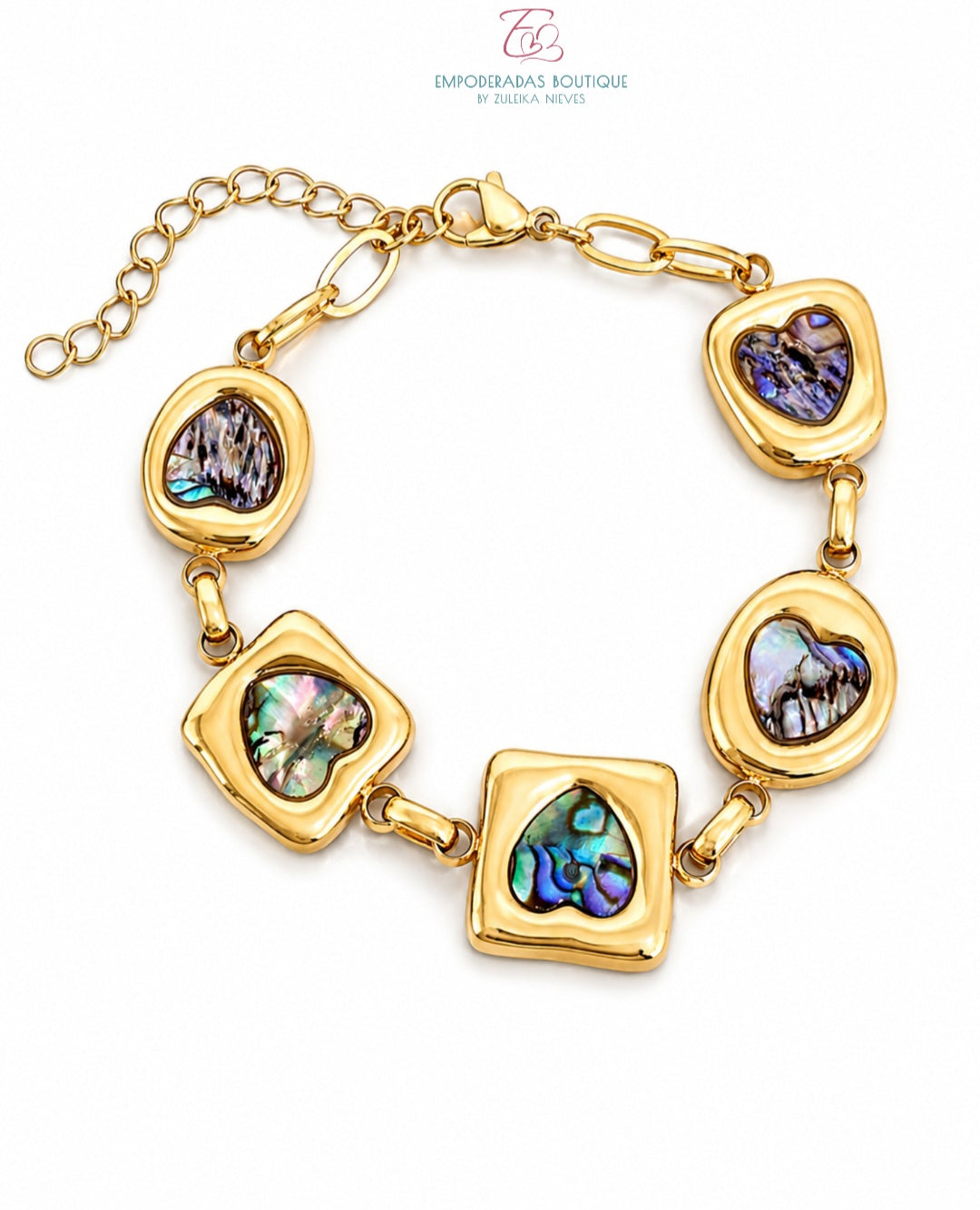 Brazalete Corazón Nácar